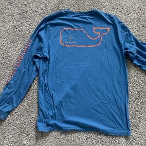 Vineyard vines blue longe sleeve men’s shirt